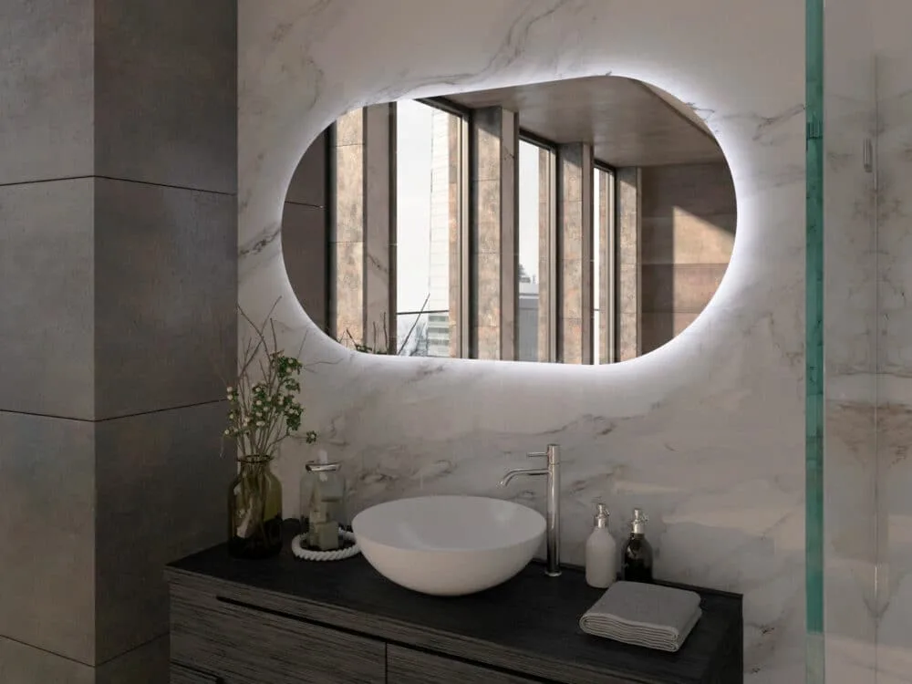 Kandiline LED-peegel