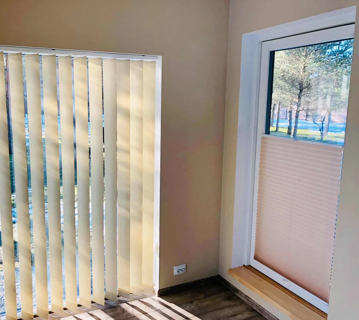 Püstlamellkardinad – tehtud tööd Valguskate 8