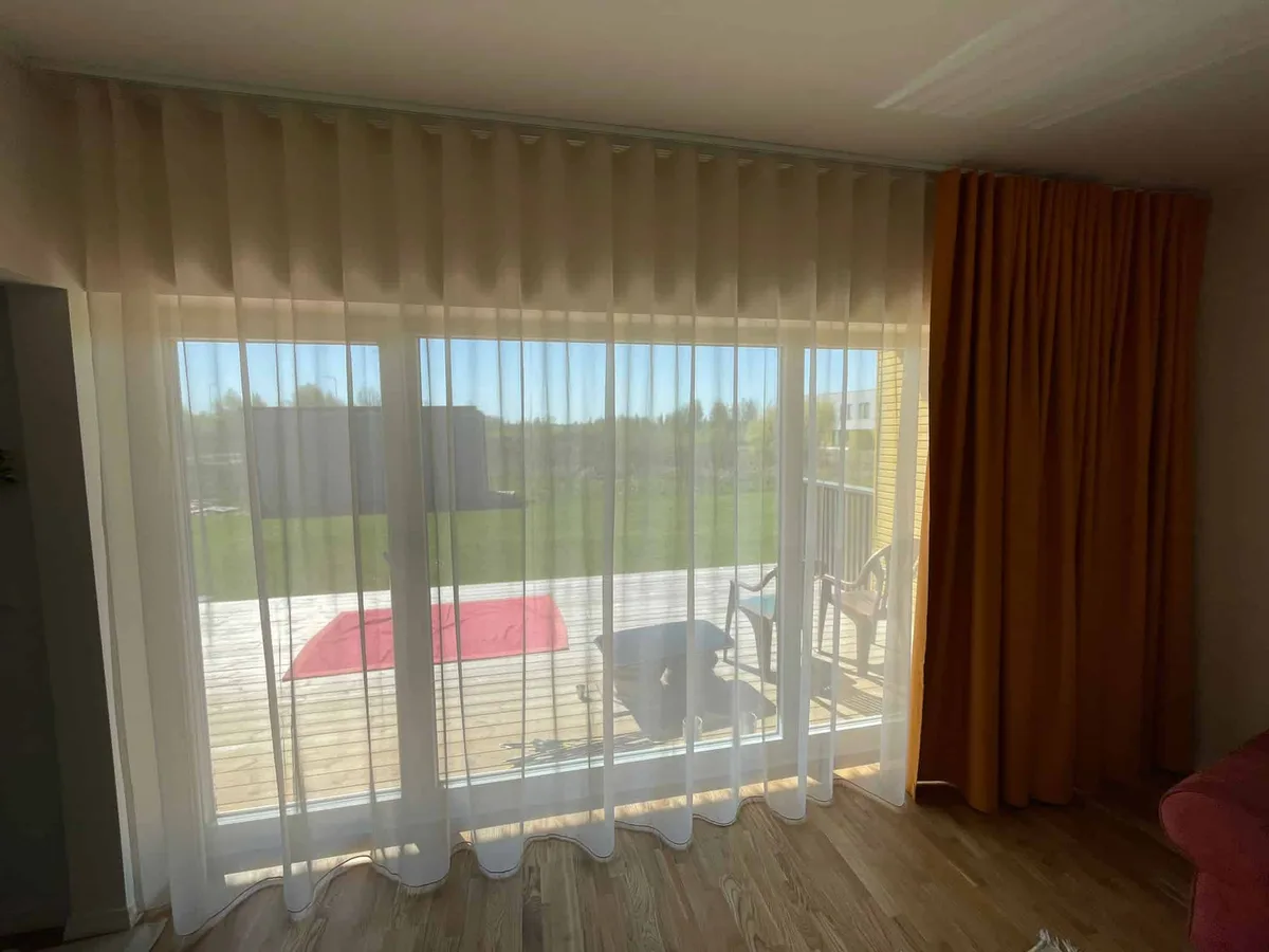 Tekstiilkardinad – tehtud tööd Valguskate 245