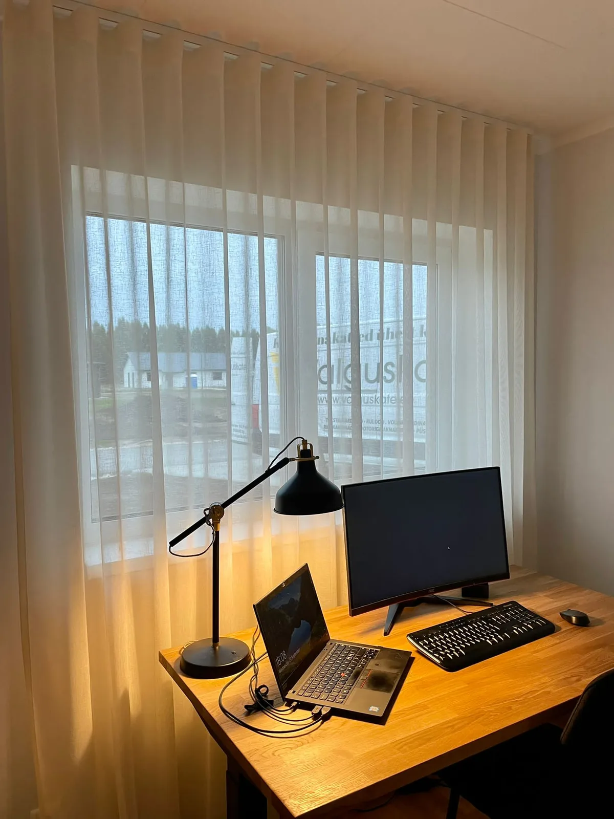 Tekstiilkardinad – tehtud tööd Valguskate 177