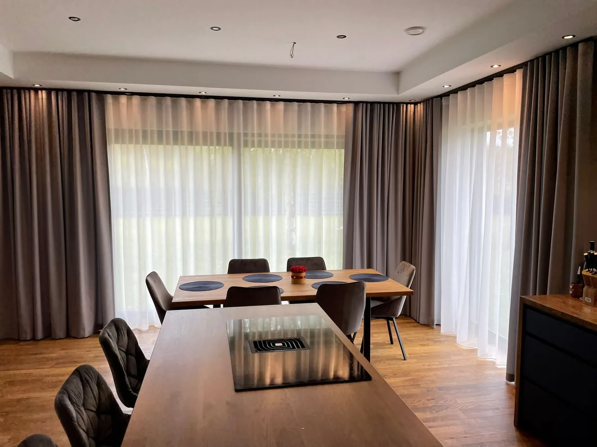 Tekstiilkardinad – tehtud tööd Valguskate 175