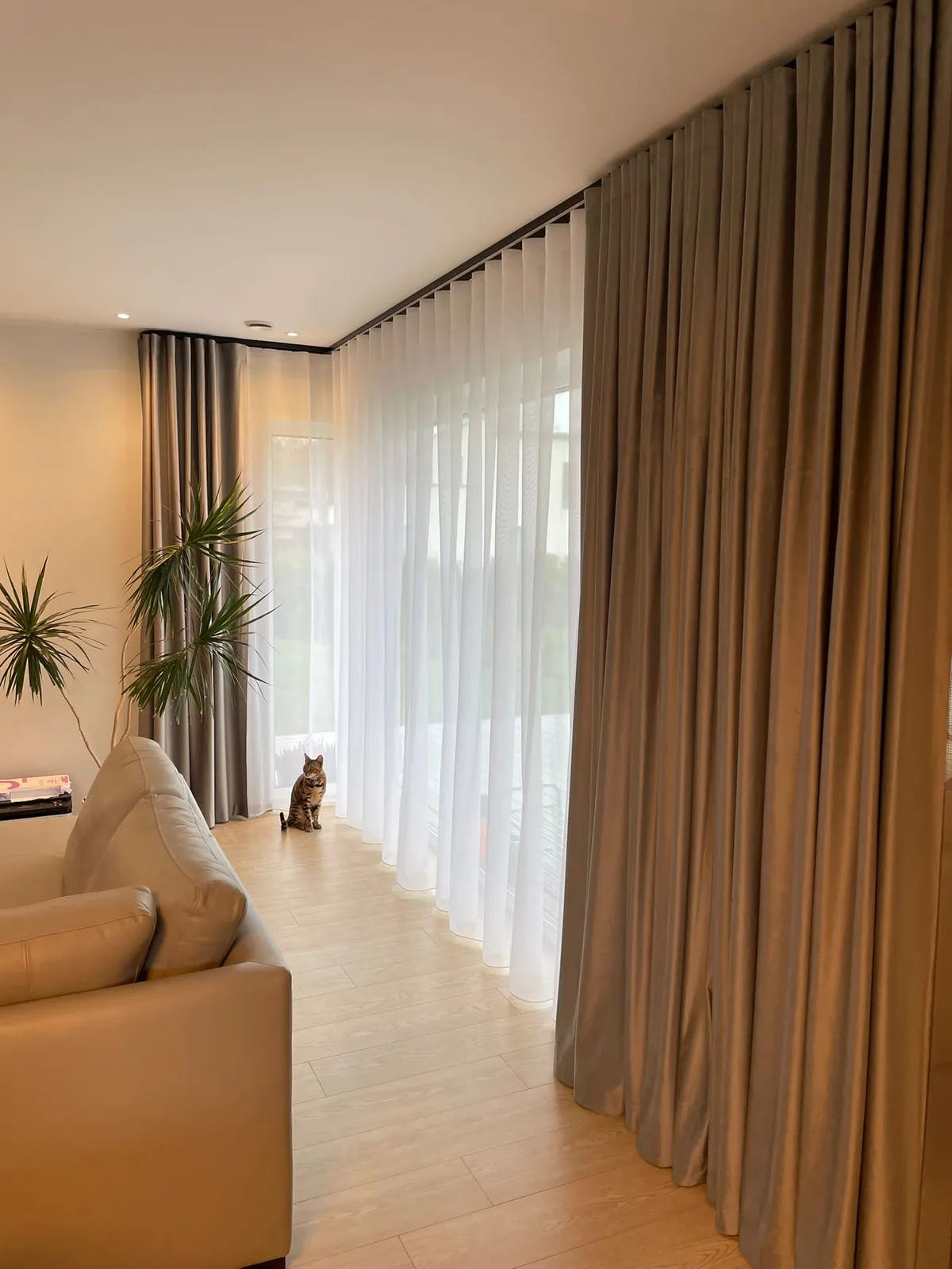 Tekstiilkardinad – tehtud tööd Valguskate 166