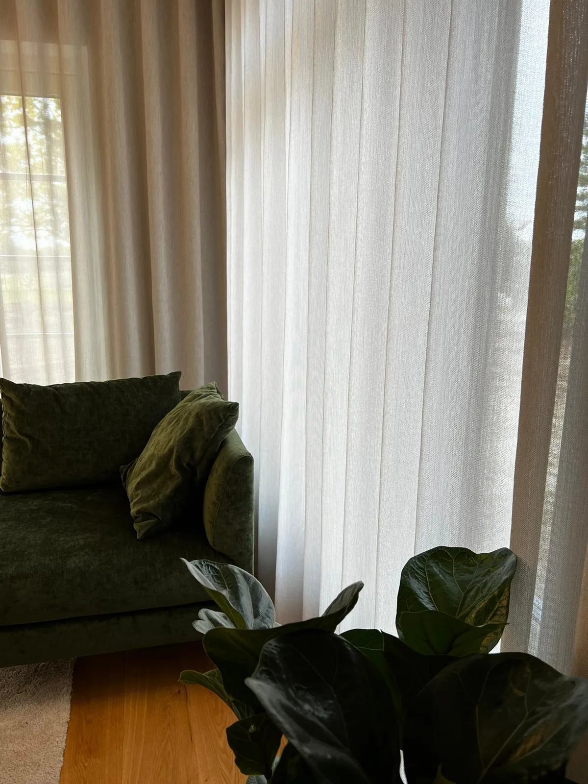 Tekstiilkardinad – tehtud tööd Valguskate 150