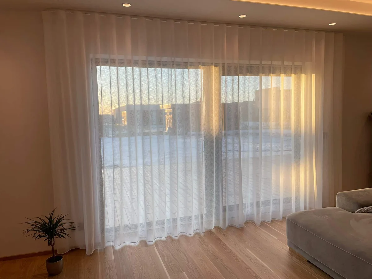 Tekstiilkardinad – tehtud tööd Valguskate 134