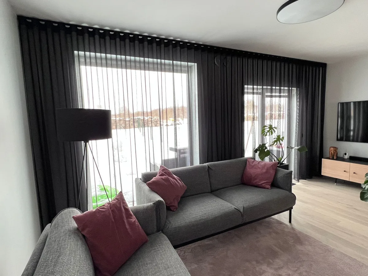 Tekstiilkardinad – tehtud tööd Valguskate 109