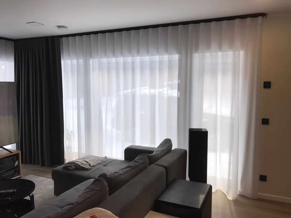 Tekstiilkardinad – tehtud tööd Valguskate 105