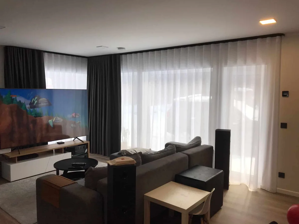 Tekstiilkardinad – tehtud tööd Valguskate 104