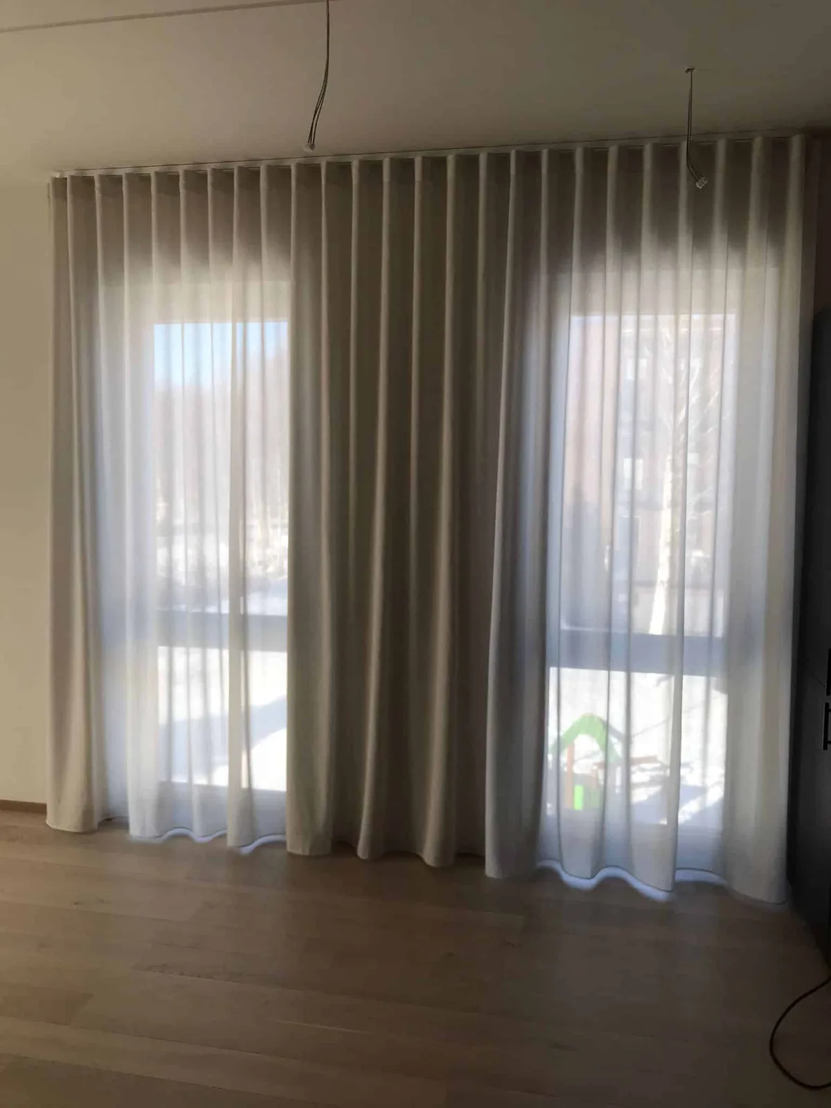 Tekstiilkardinad – tehtud tööd Valguskate 102