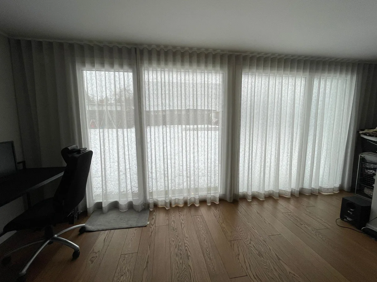 Tekstiilkardinad – tehtud tööd Valguskate 72