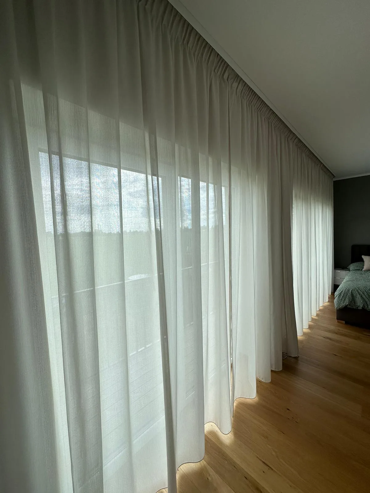Tekstiilkardinad – tehtud tööd Valguskate 56