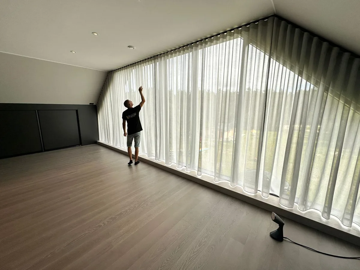 Tekstiilkardinad – tehtud tööd Valguskate 22